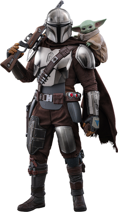 The Mandalorian and Grogu Star Wars Sixth Scale Figure Set