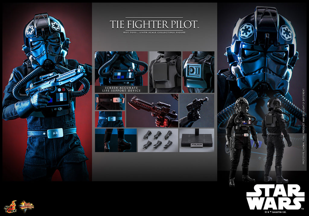 TIE fighter Pilot Star Wars Sixth Scale Figure