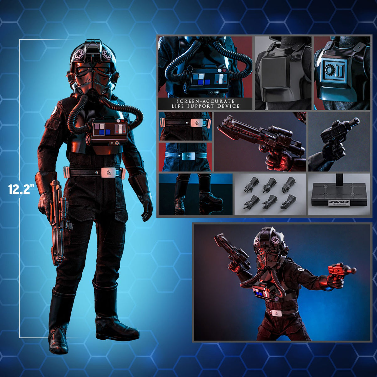 TIE fighter Pilot Star Wars Sixth Scale Figure
