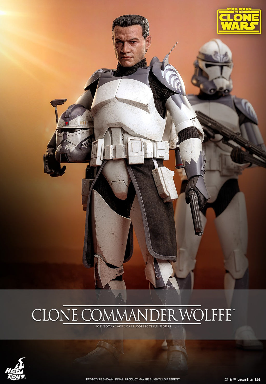 Clone Commander Wolffe Star Wars Sixth Scale Figure