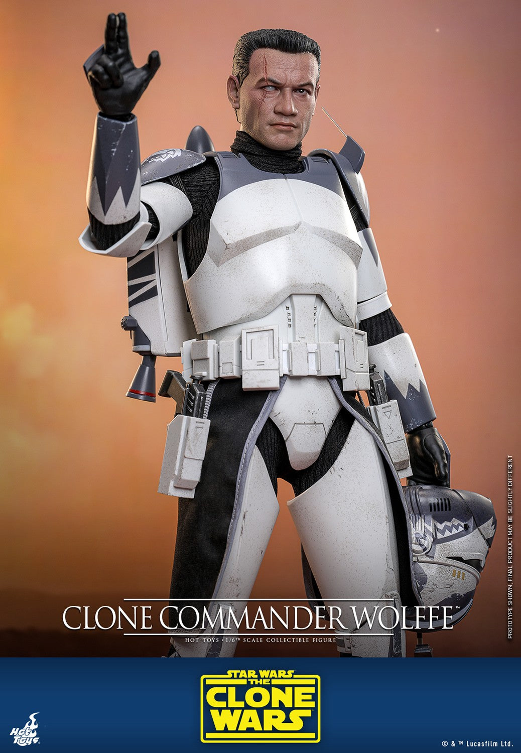 Clone Commander Wolffe Star Wars Sixth Scale Figure