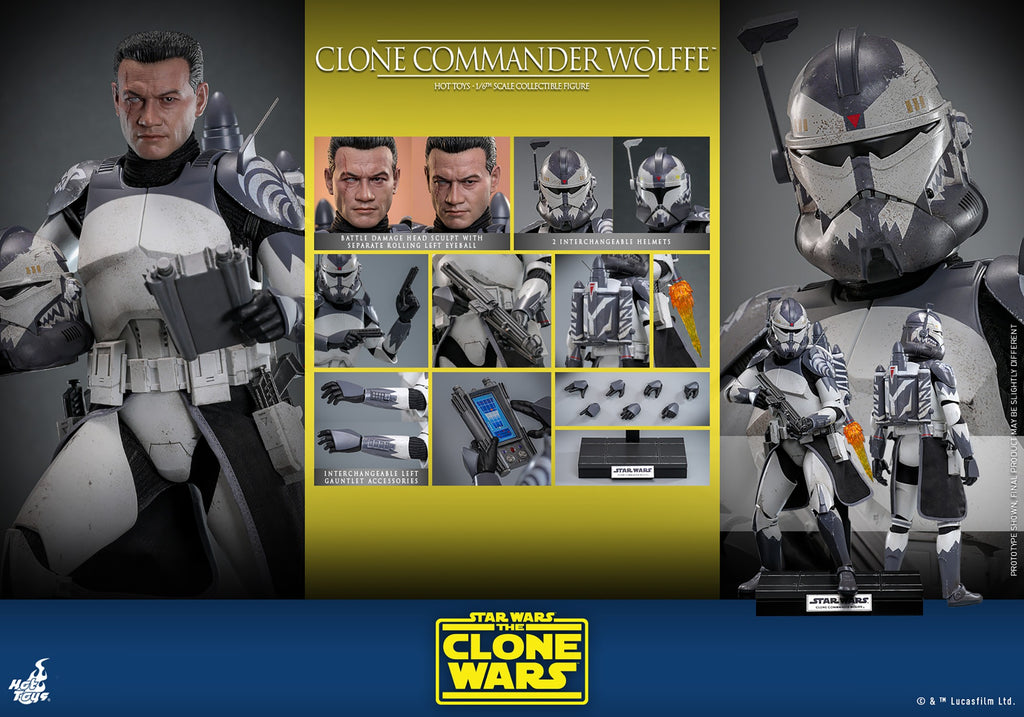 Clone Commander Wolffe Star Wars Sixth Scale Figure