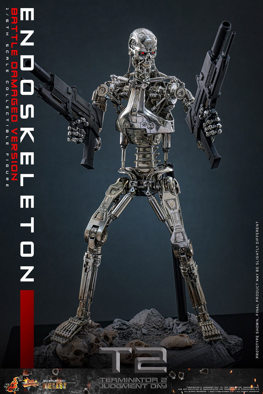 Endoskeleton (Battle Damaged Version) Terminator Sixth Scale Figure