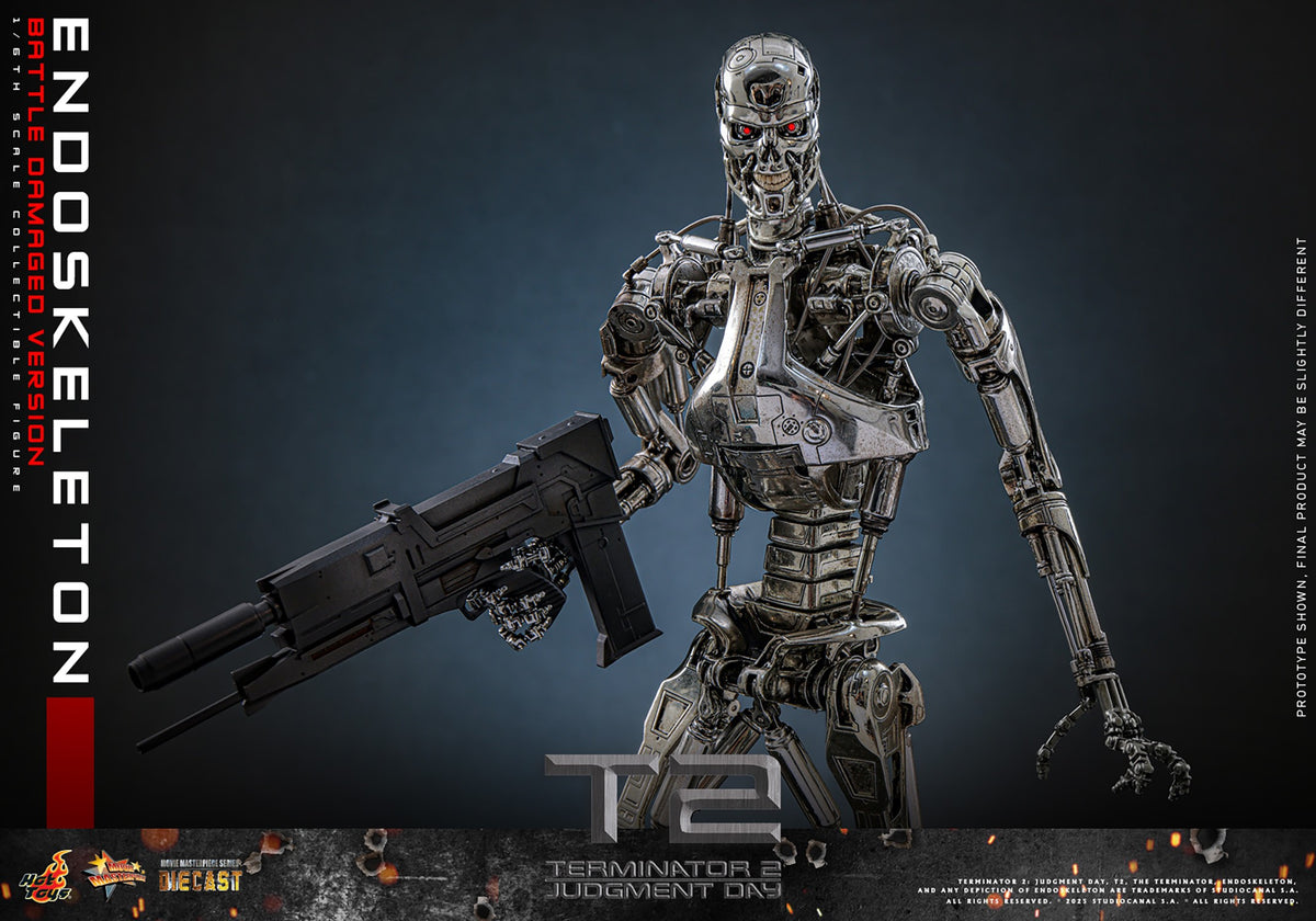 Endoskeleton (Battle Damaged Version) Terminator Sixth Scale Figure