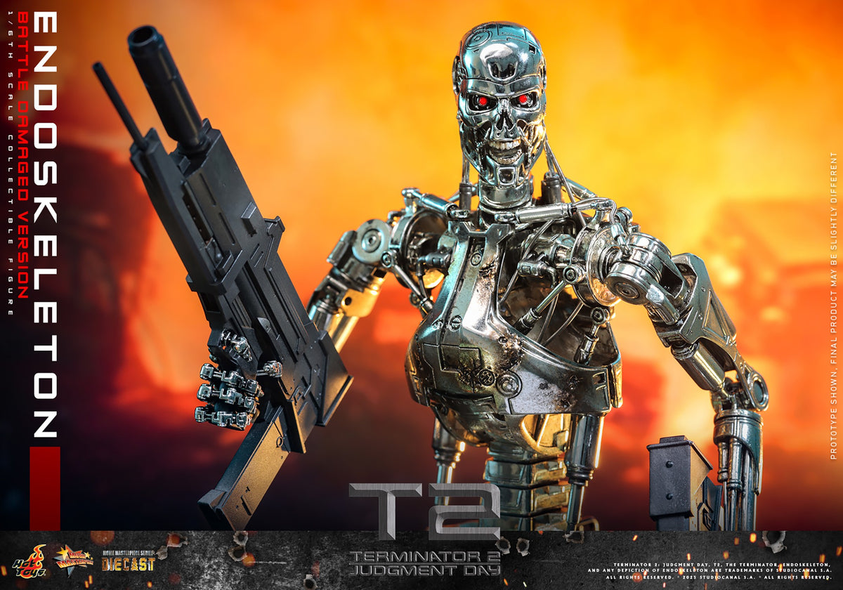 Endoskeleton (Battle Damaged Version) Terminator Sixth Scale Figure