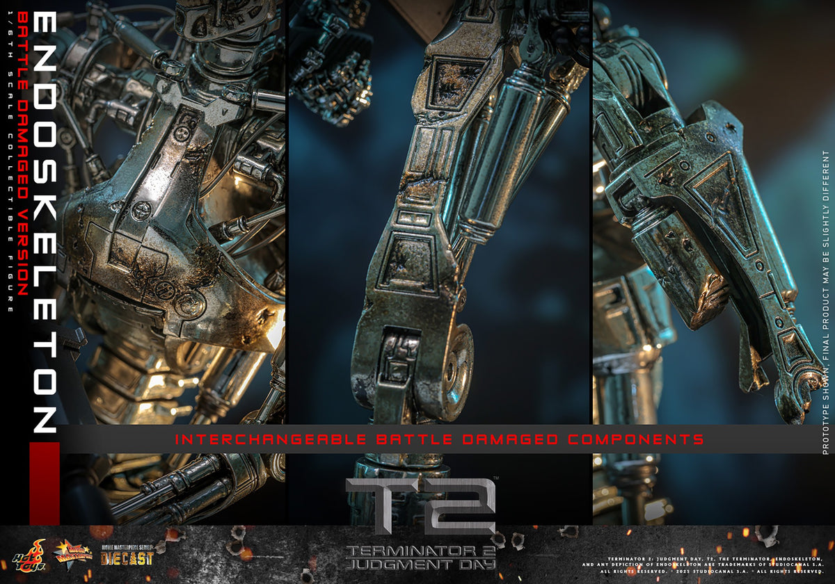 Endoskeleton (Battle Damaged Version) Terminator Sixth Scale Figure