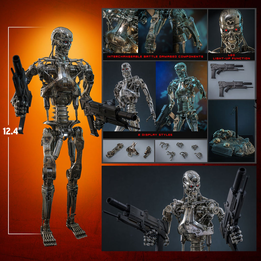 Endoskeleton (Battle Damaged Version) Terminator Sixth Scale Figure