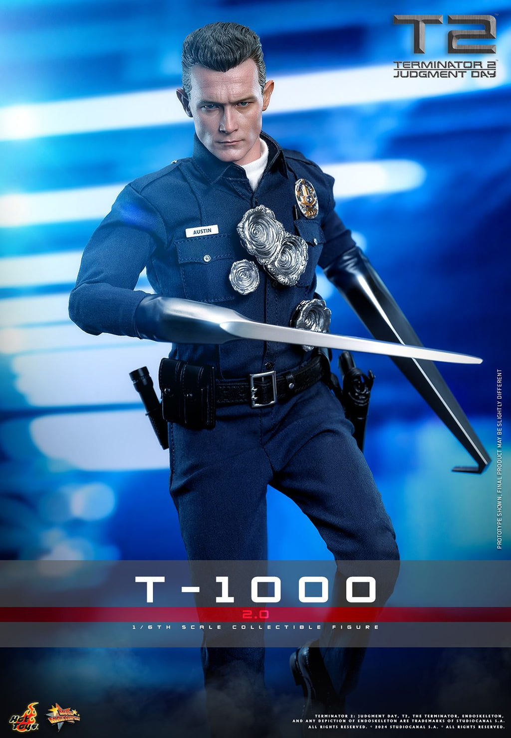 T-1000 (2.0) Terminator Sixth Scale Figure
