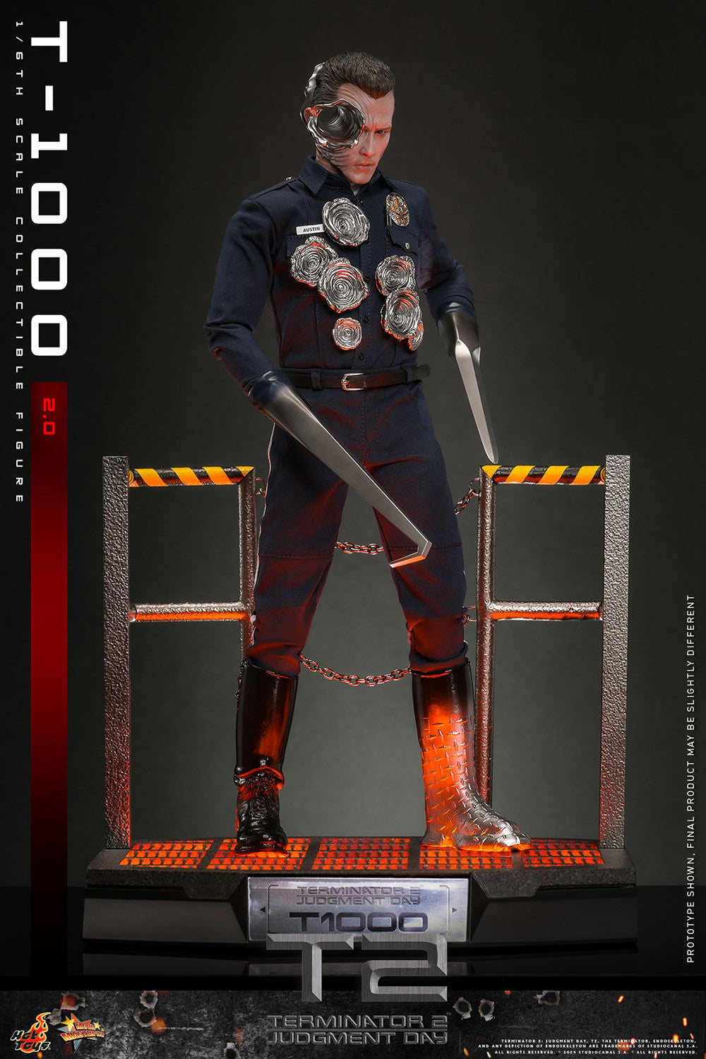 T-1000 (2.0) Terminator Sixth Scale Figure