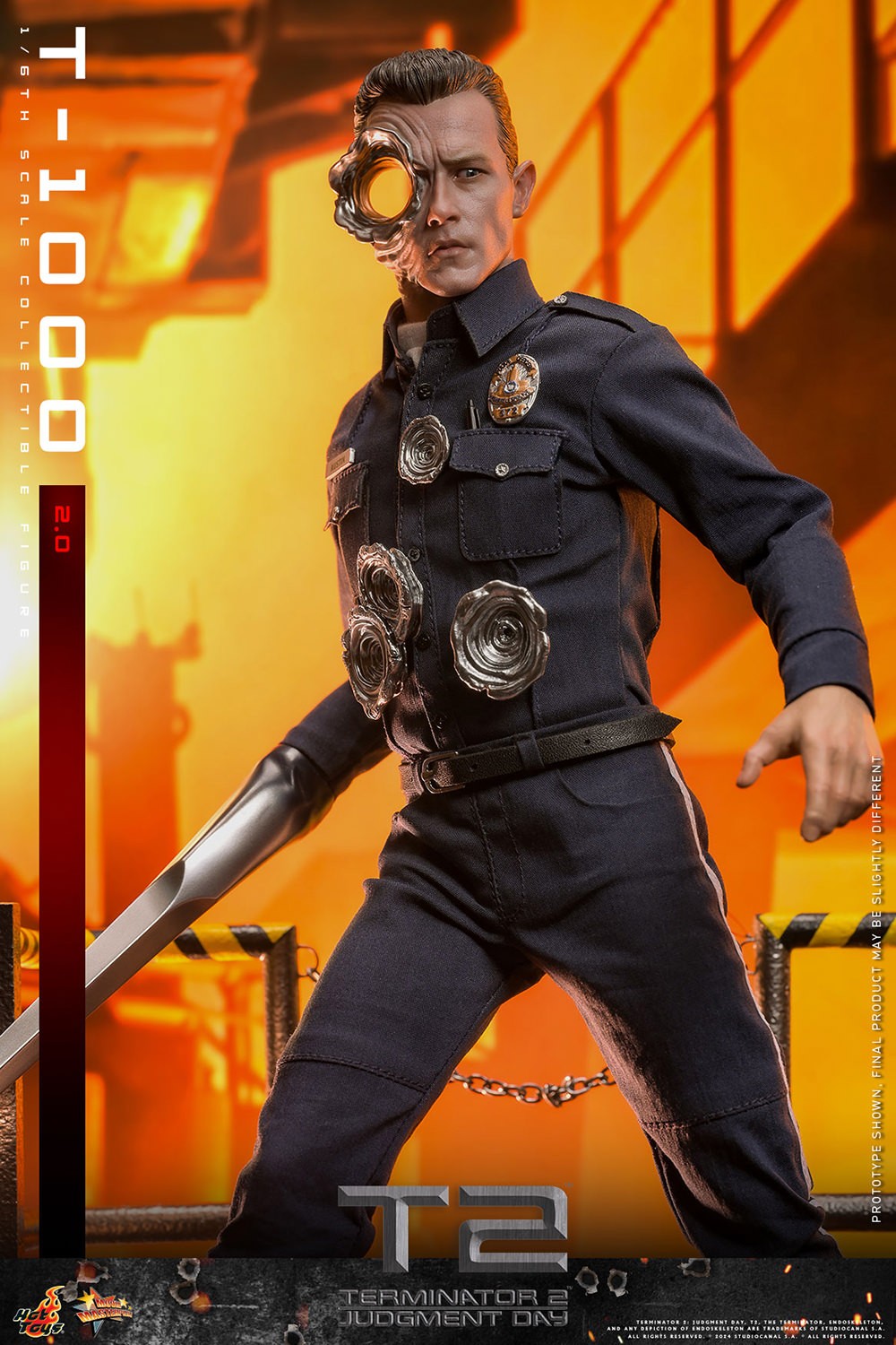 T-1000 (2.0) Terminator Sixth Scale Figure