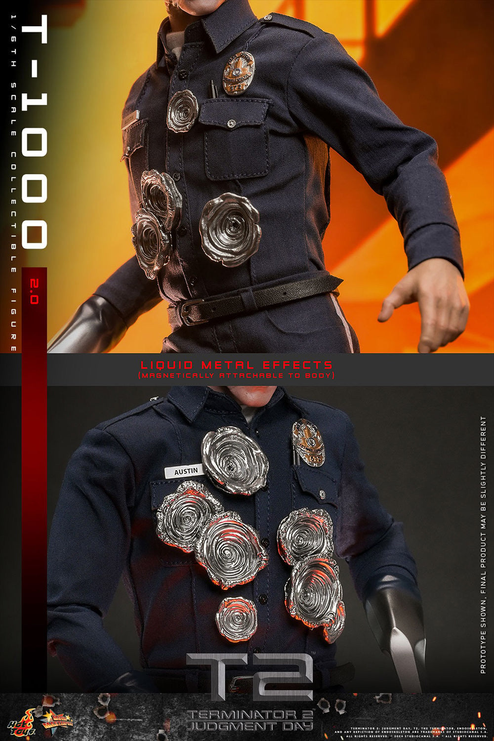 T-1000 (2.0) Terminator Sixth Scale Figure