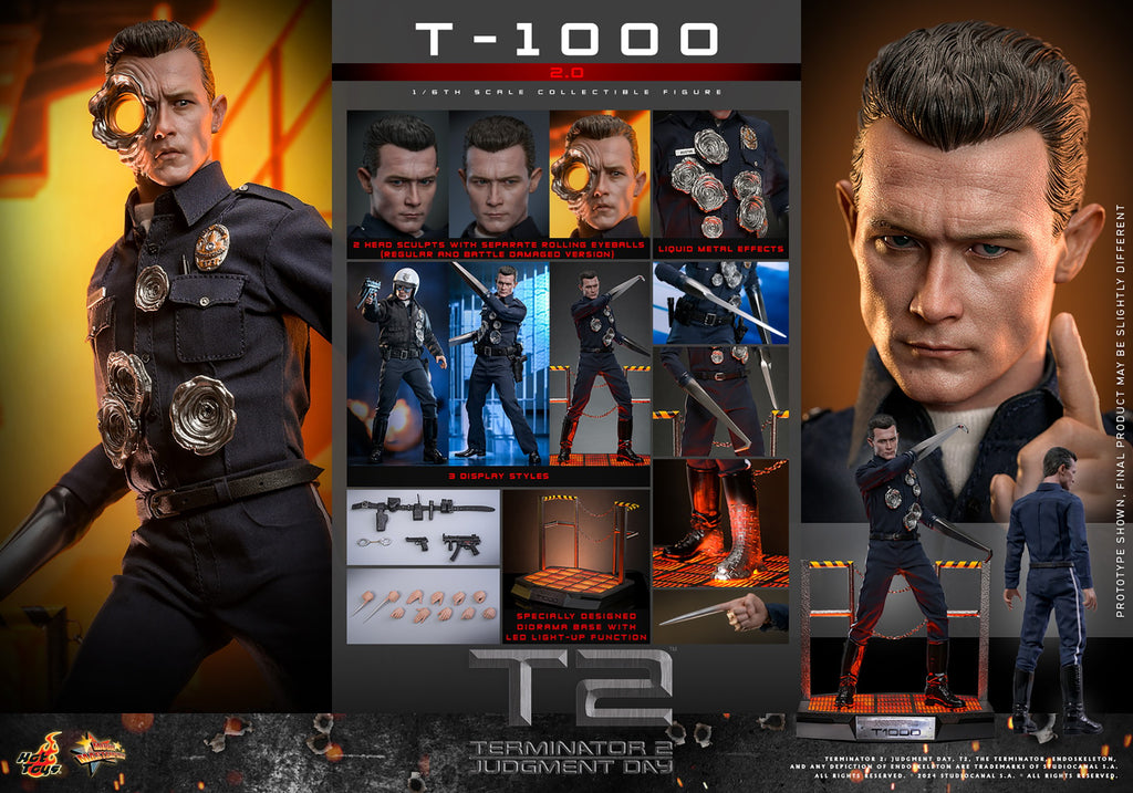 T-1000 (2.0) Terminator Sixth Scale Figure