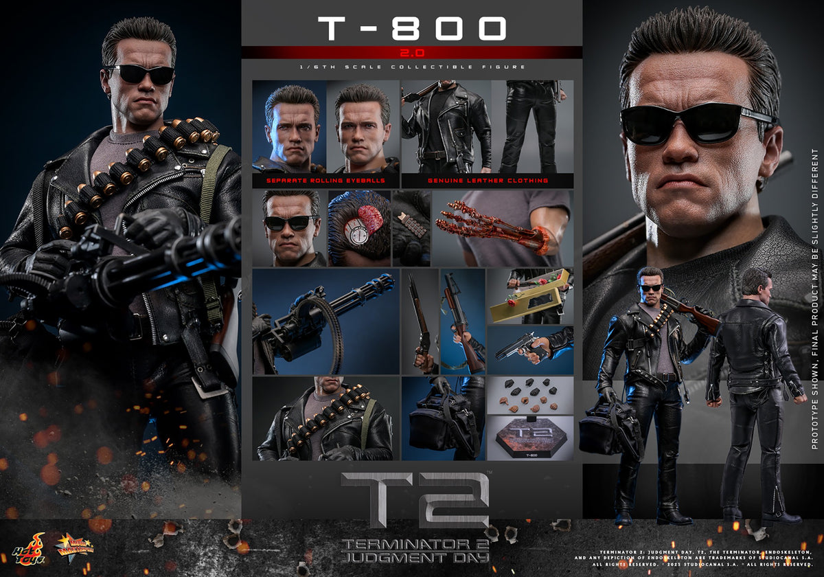 T-800 (2.0) Terminator Sixth Scale Figure