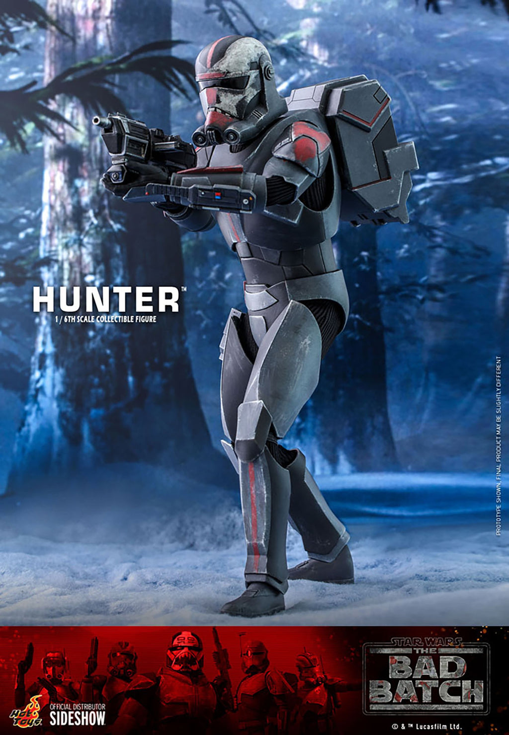 Hunter Star Wars Sixth Scale Figure