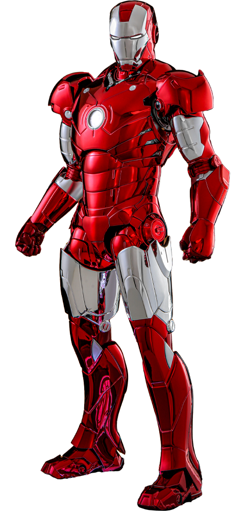 Iron Man Mark III (Red & Chrome Version) Marvel Sixth Scale Figure