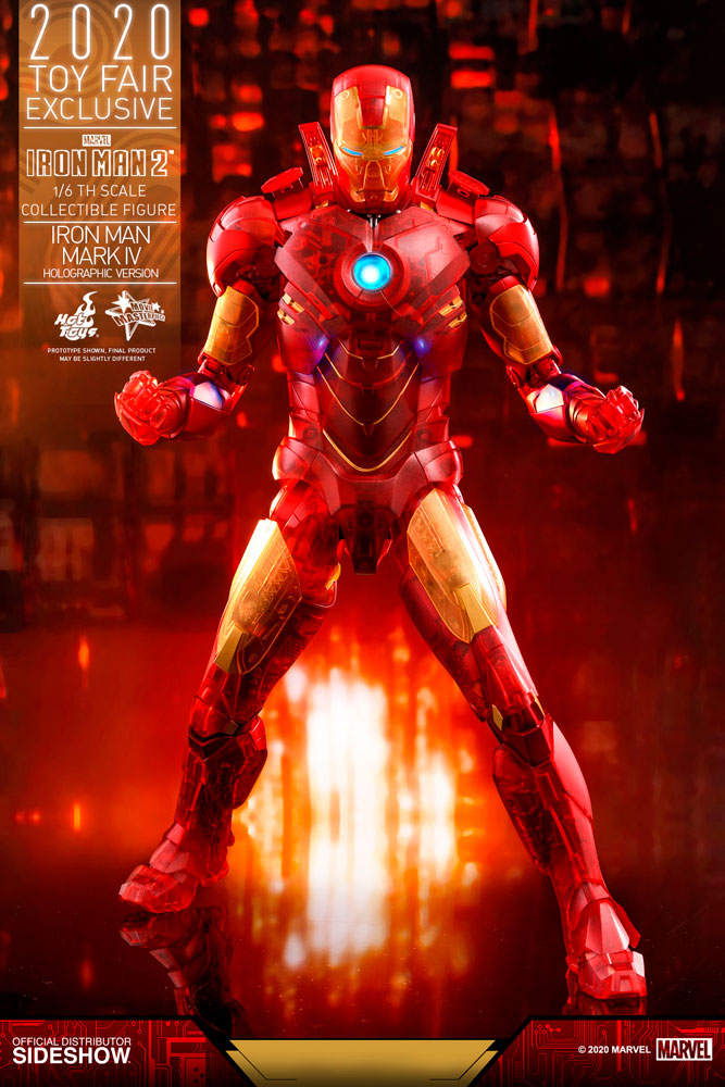 Iron Man Mark IV (Holographic Version) Marvel Sixth Scale Figure