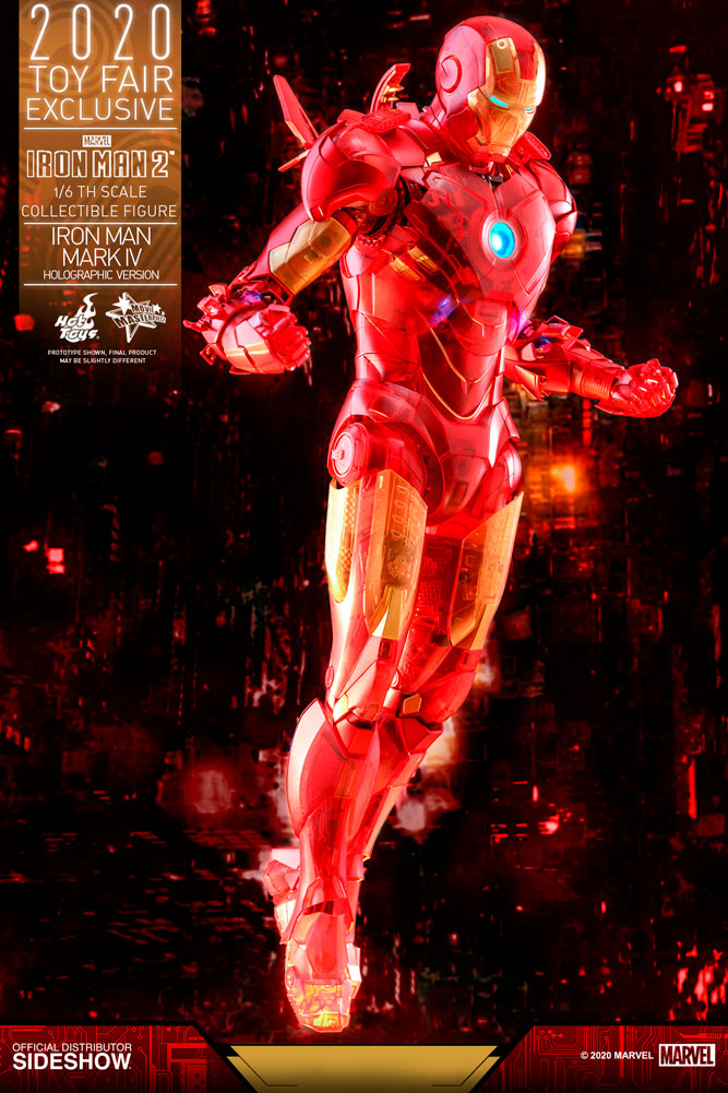 Iron Man Mark IV (Holographic Version) Marvel Sixth Scale Figure