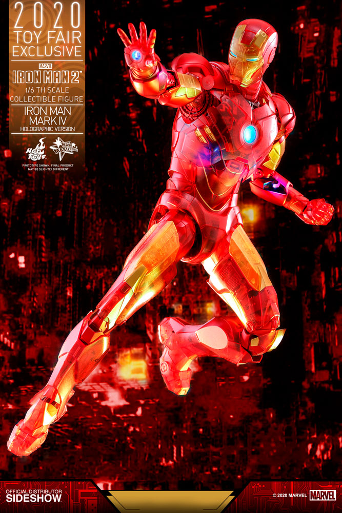 Iron Man Mark IV (Holographic Version) Marvel Sixth Scale Figure