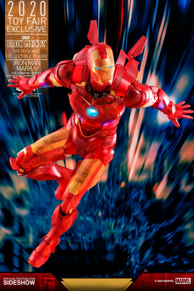 Iron Man Mark IV (Holographic Version) Marvel Sixth Scale Figure