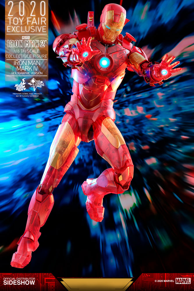 Iron Man Mark IV (Holographic Version) Marvel Sixth Scale Figure