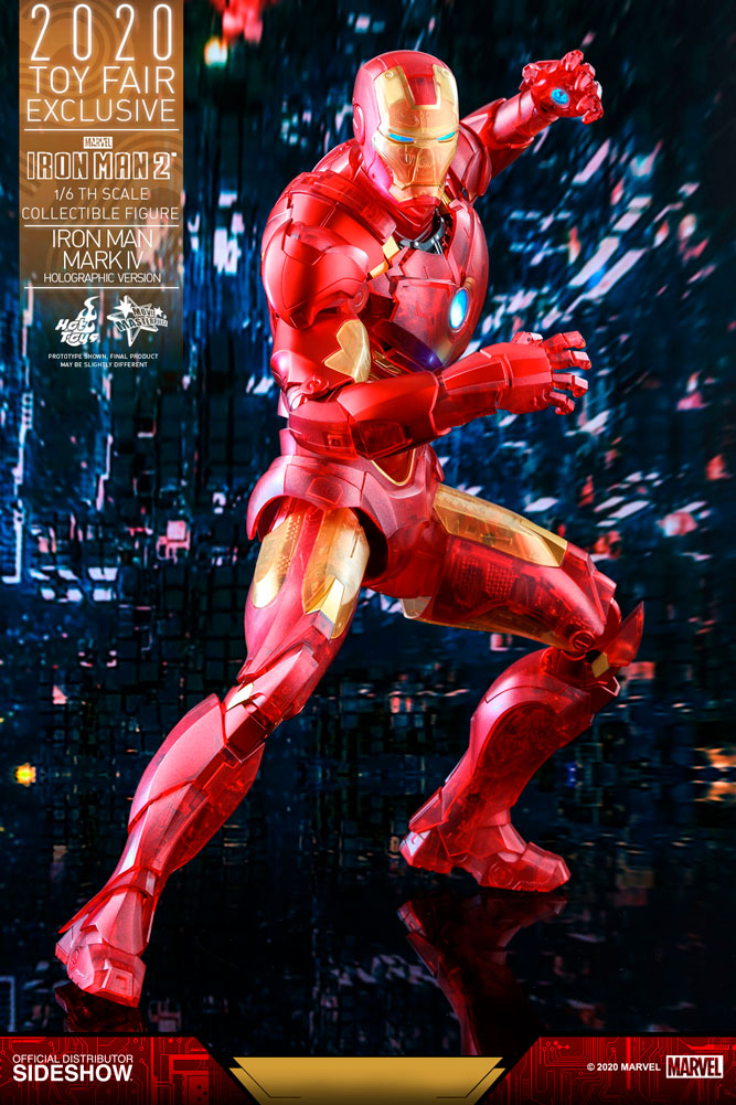 Iron Man Mark IV (Holographic Version) Marvel Sixth Scale Figure
