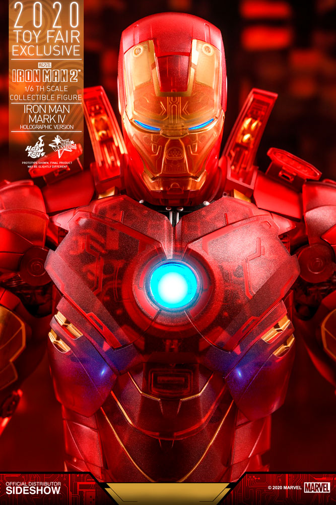 Iron Man Mark IV (Holographic Version) Marvel Sixth Scale Figure