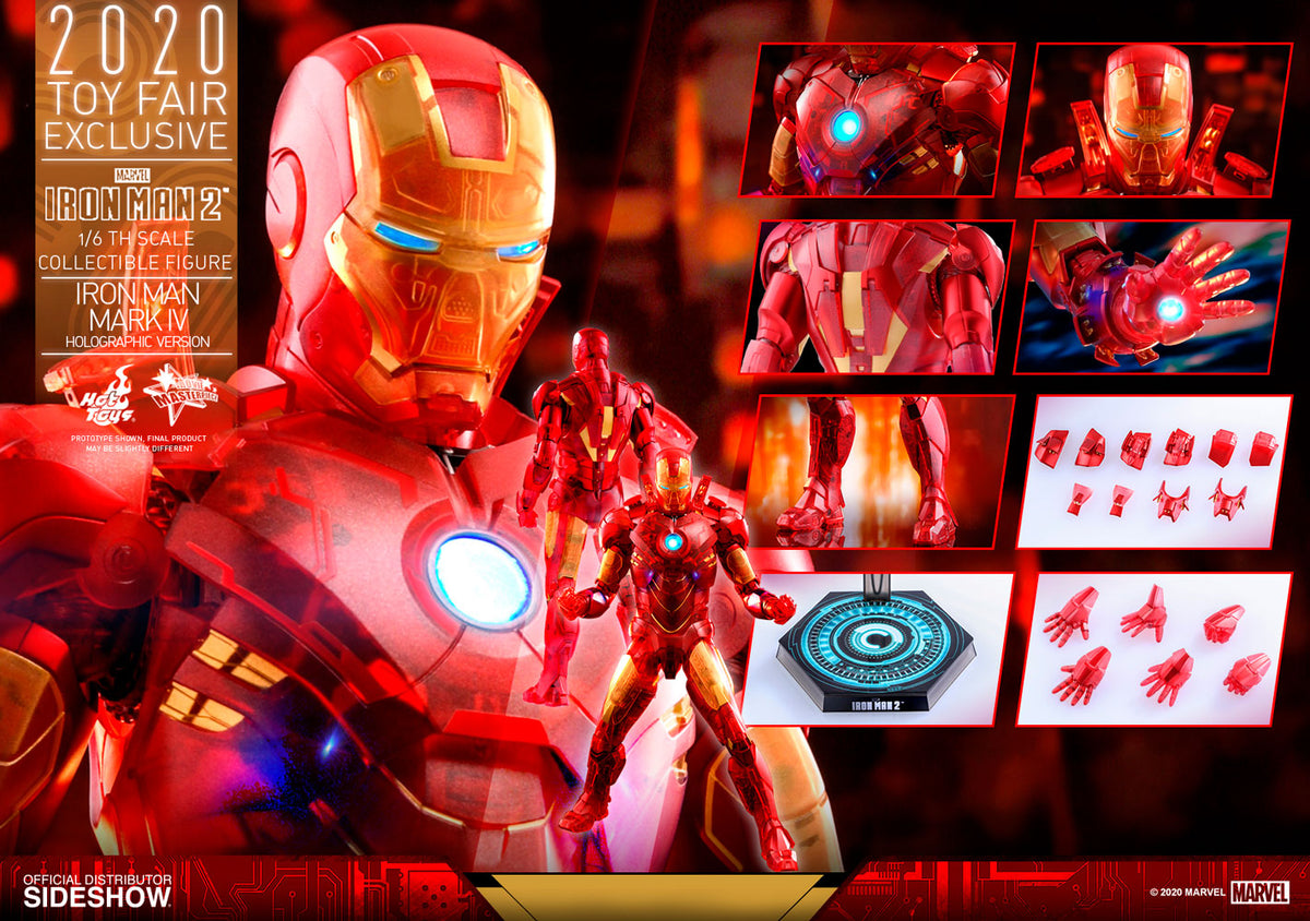 Iron Man Mark IV (Holographic Version) Marvel Sixth Scale Figure