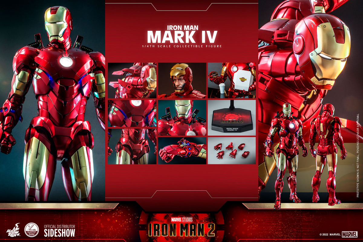 Iron Man Mark IV Marvel Quarter Scale Figure