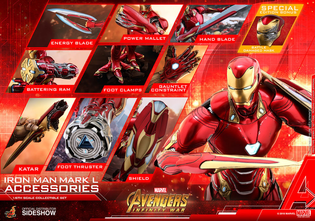 Iron Man Mark L Accessories Marvel Sixth Scale Figure Accessory