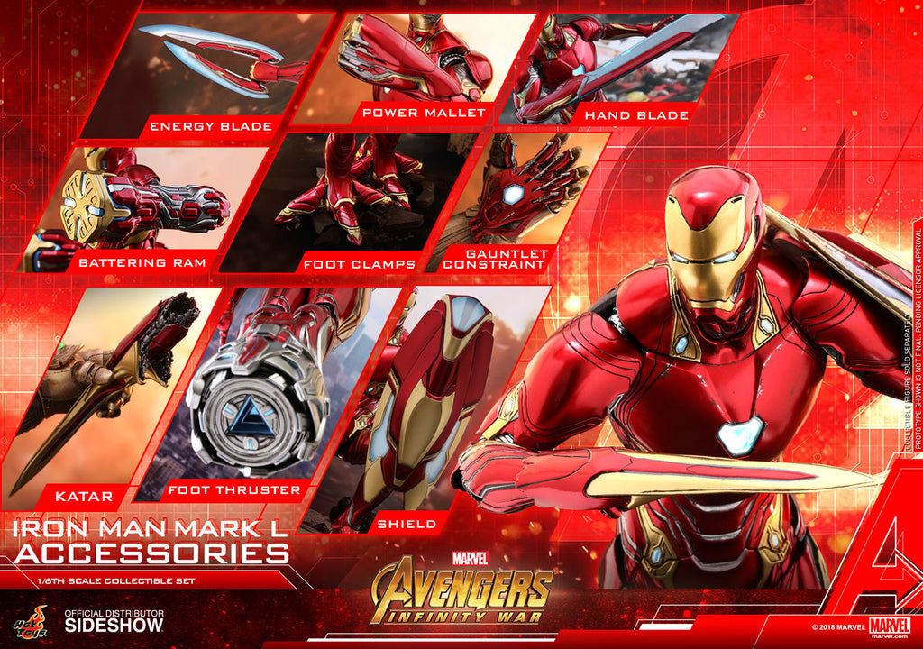 Iron Man Mark L Accessories Marvel Sixth Scale Figure Accessory