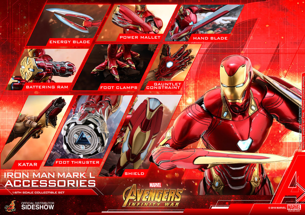 Iron Man Mark L Accessories Marvel Sixth Scale Figure Accessory