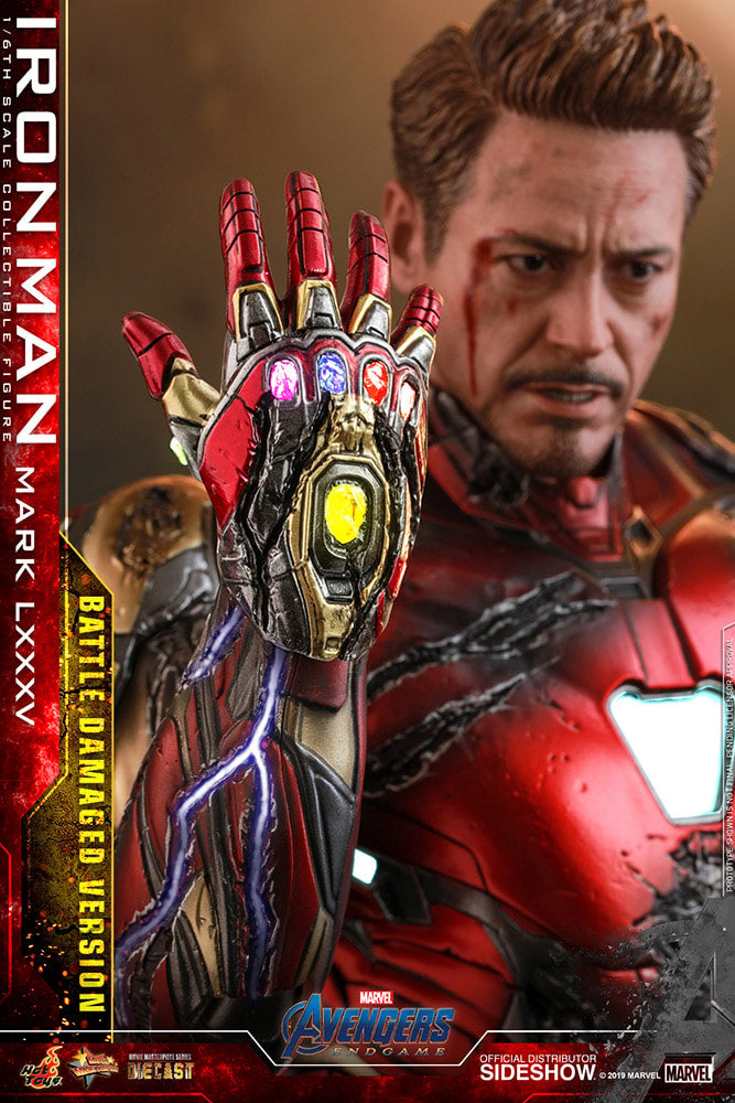 Iron Man Mark LXXXV (Battle Damaged Version) Marvel Sixth Scale Figure