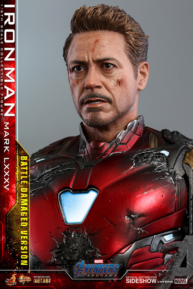 Iron Man Mark LXXXV (Battle Damaged Version) Marvel Sixth Scale Figure