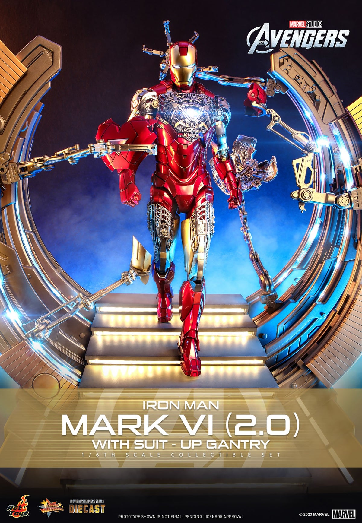 Iron Man Mark VI (2.0) Marvel Sixth Scale Figure