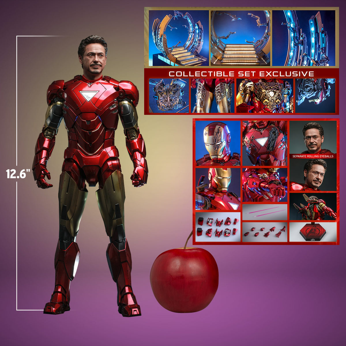 Iron Man Mark VI (2.0) Marvel Sixth Scale Figure