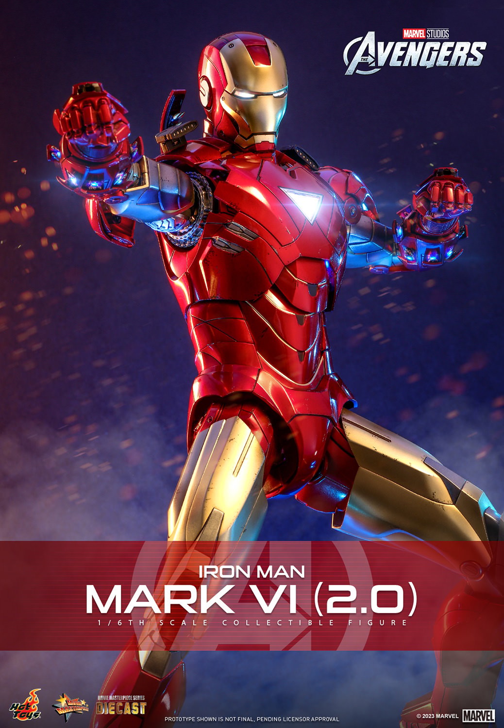 Iron Man Mark VI (2.0) Marvel Sixth Scale Figure