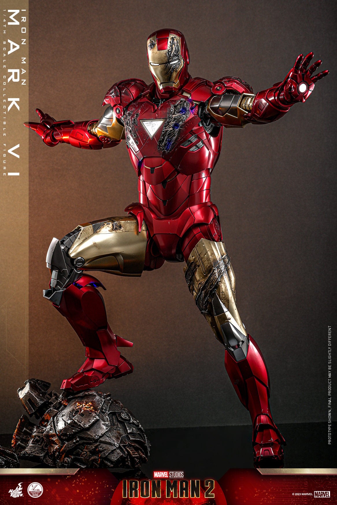 Iron Man Mark VI Marvel Quarter Scale Figure