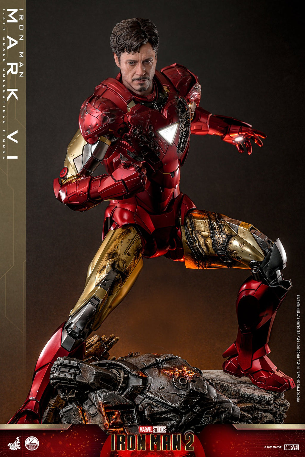 Iron Man Mark VI Marvel Quarter Scale Figure
