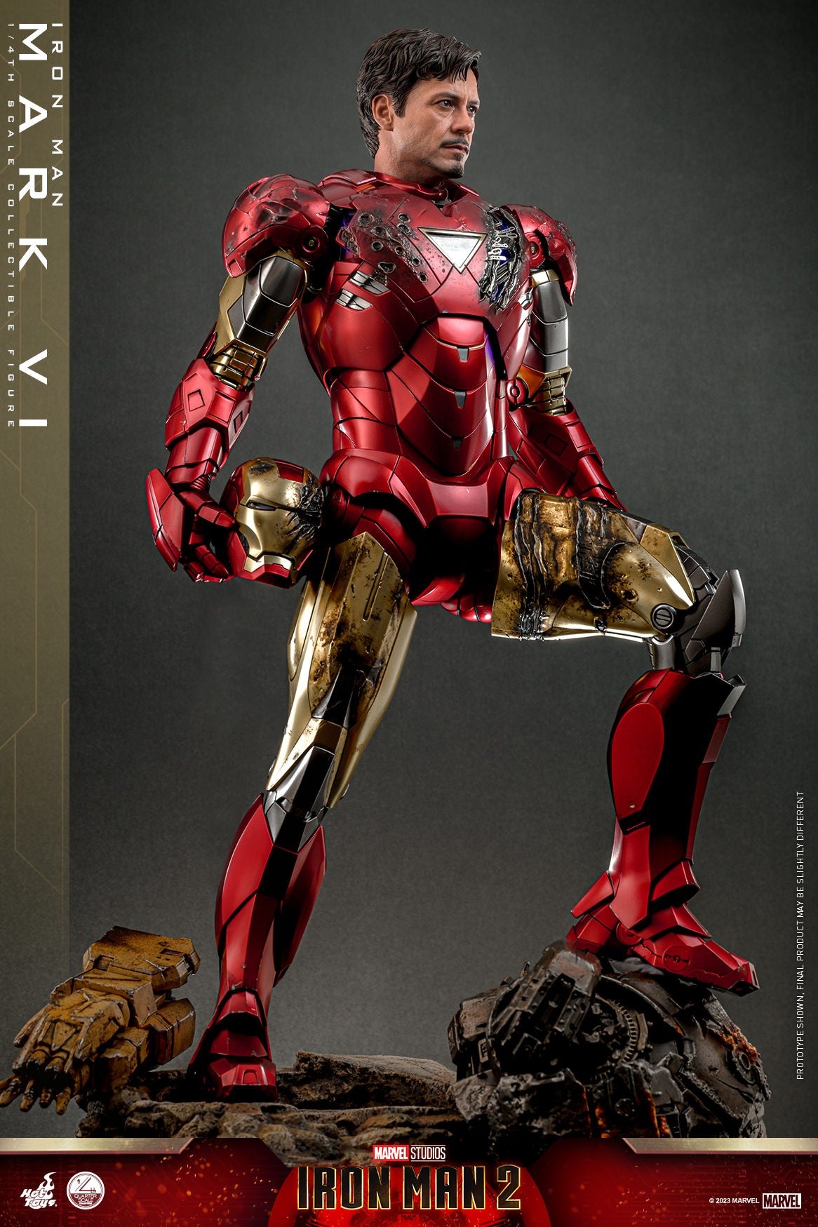 Iron Man Mark VI Marvel Quarter Scale Figure