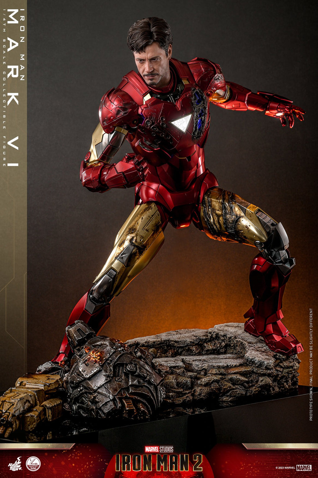 Iron Man Mark VI Marvel Quarter Scale Figure