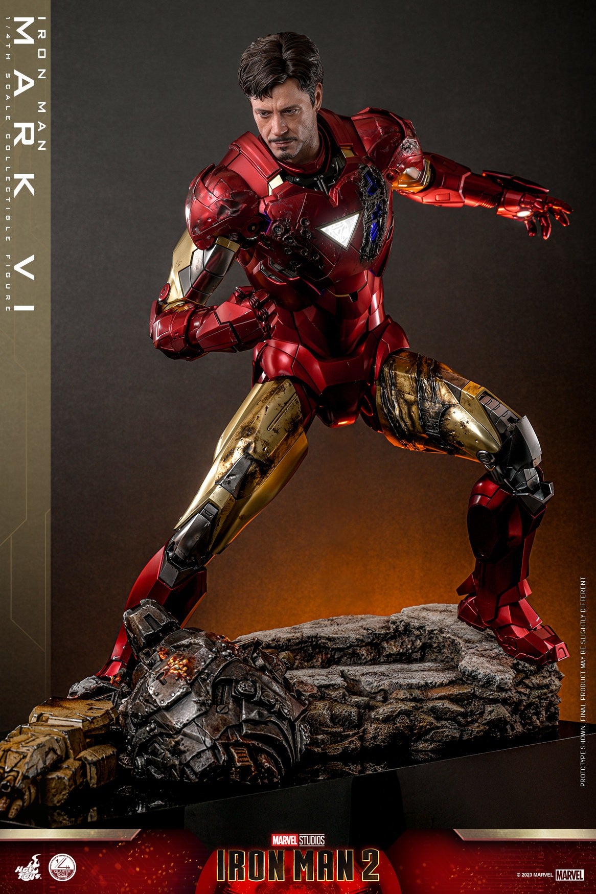Iron Man Mark VI Marvel Quarter Scale Figure