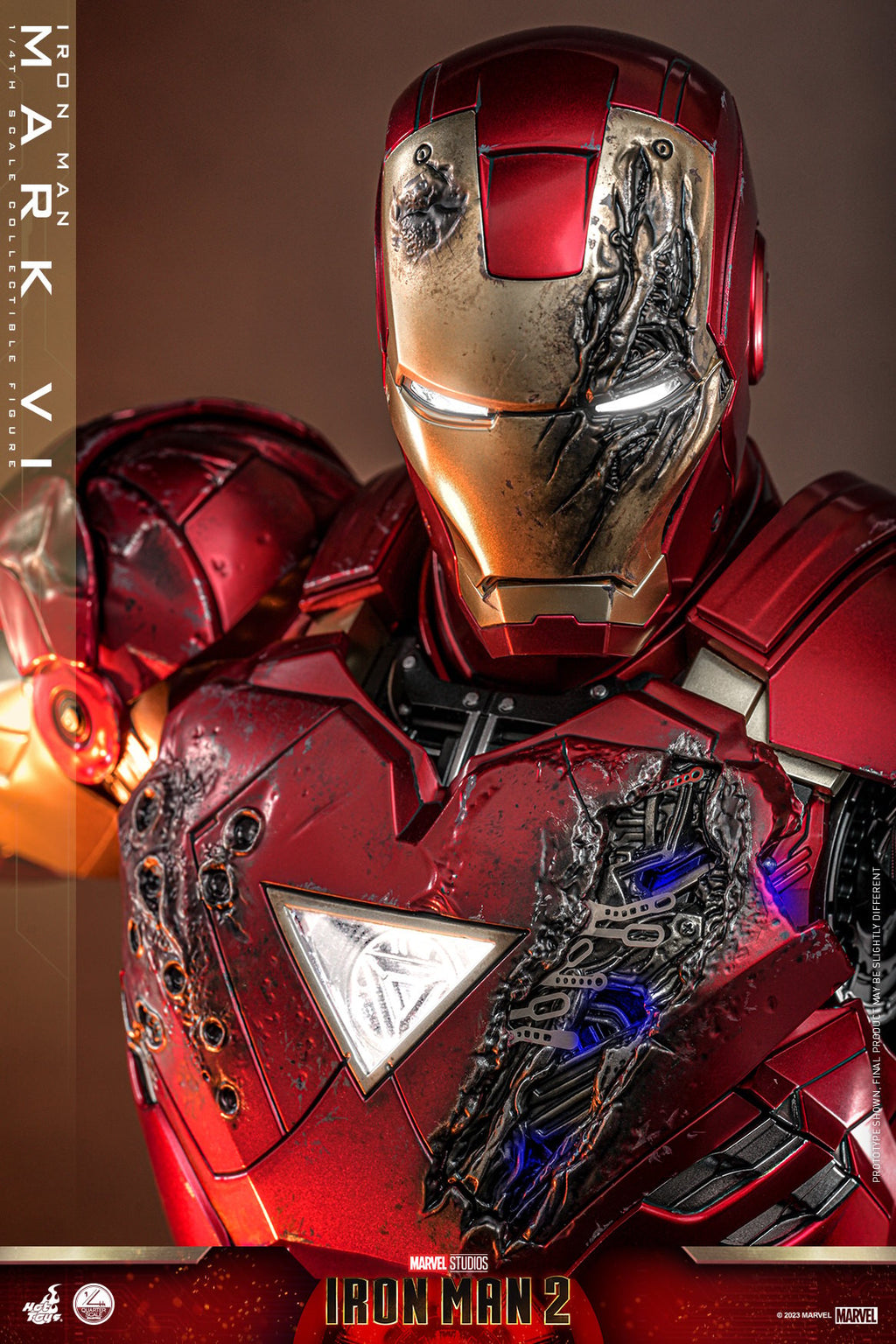 Iron Man Mark VI Marvel Quarter Scale Figure
