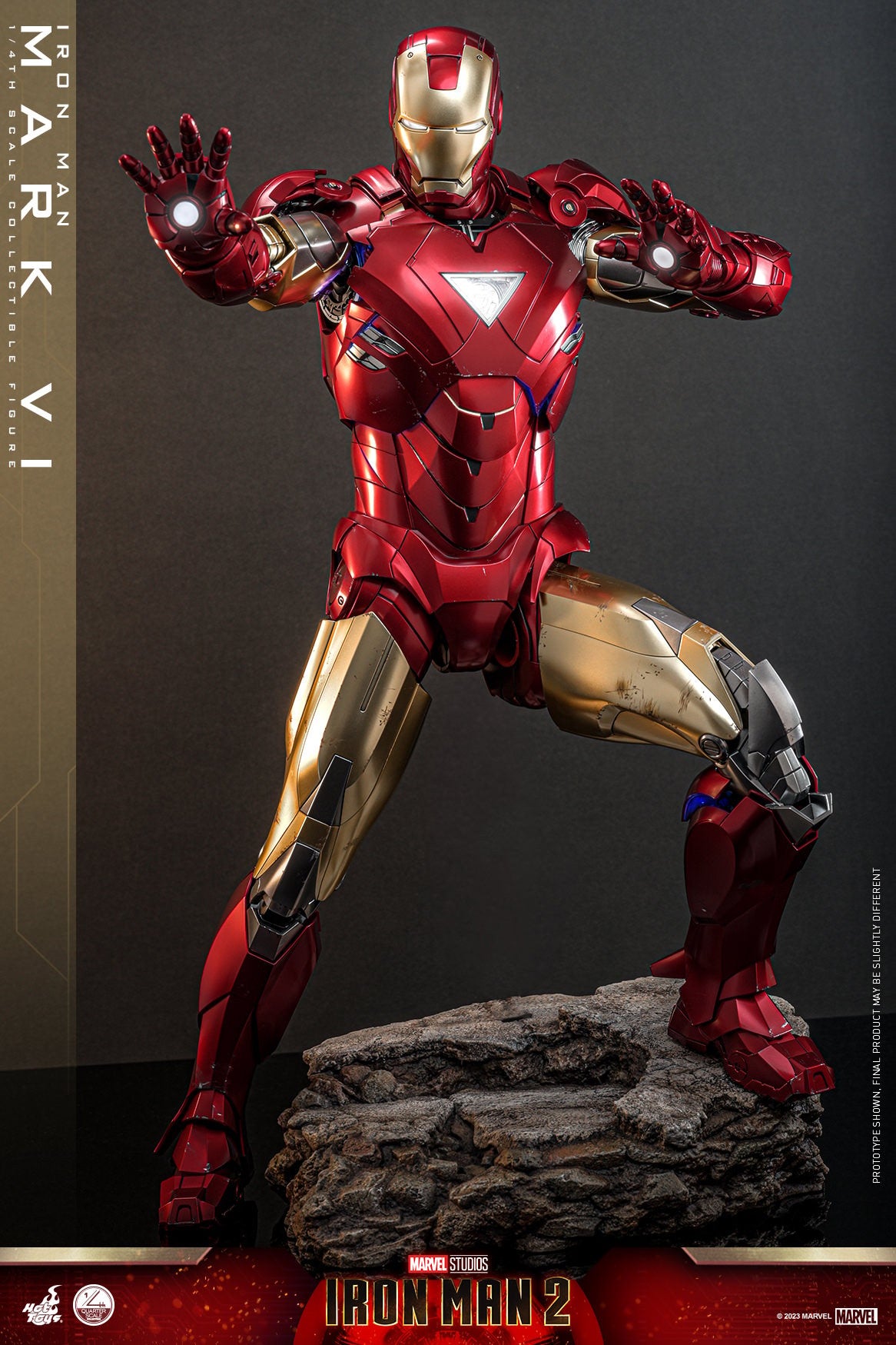 Iron Man Mark VI Marvel Quarter Scale Figure