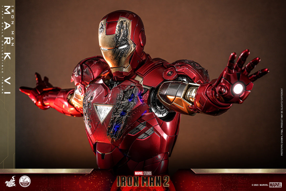 Iron Man Mark VI Marvel Quarter Scale Figure