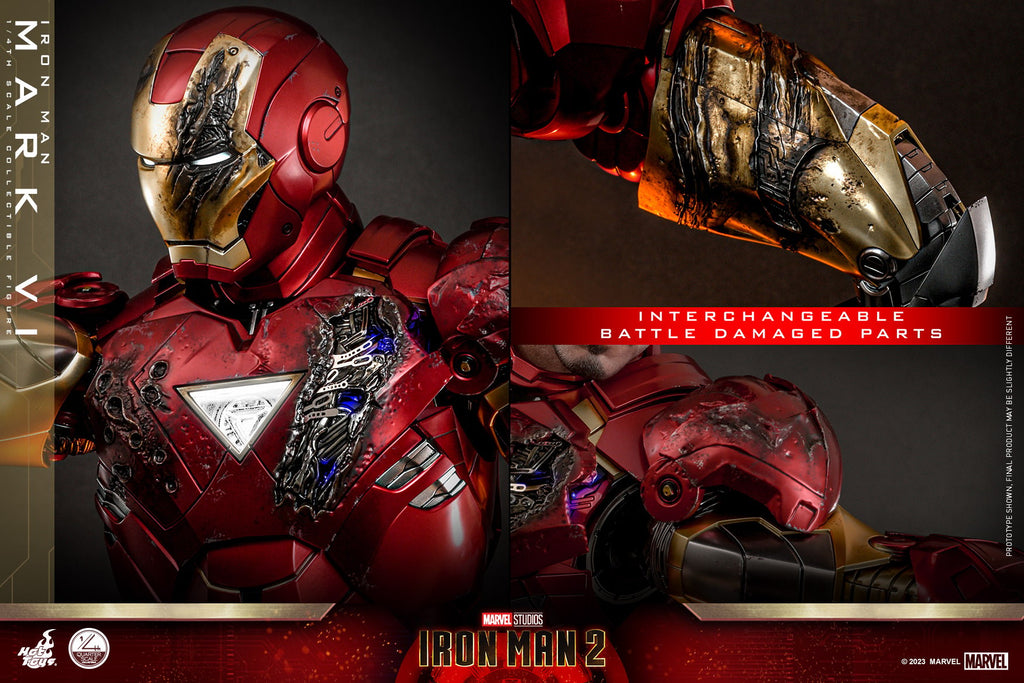 Iron Man Mark VI Marvel Quarter Scale Figure