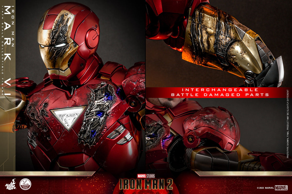 Iron Man Mark VI Marvel Quarter Scale Figure