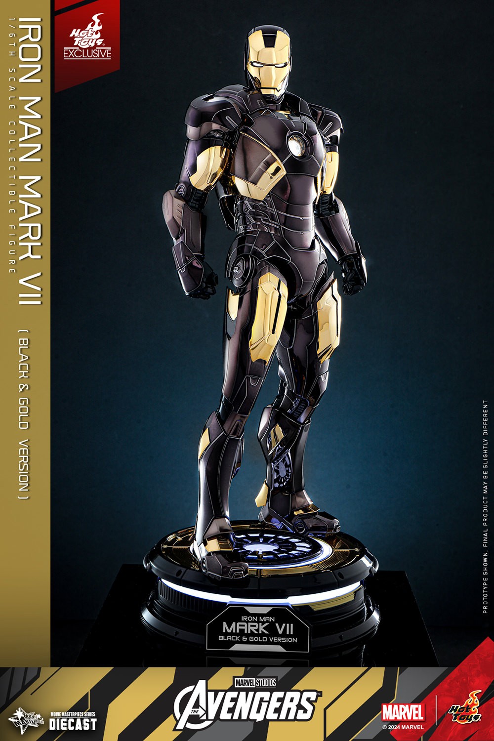 Iron Man Mark VII (Black & Gold Version) Marvel Sixth Scale Figure