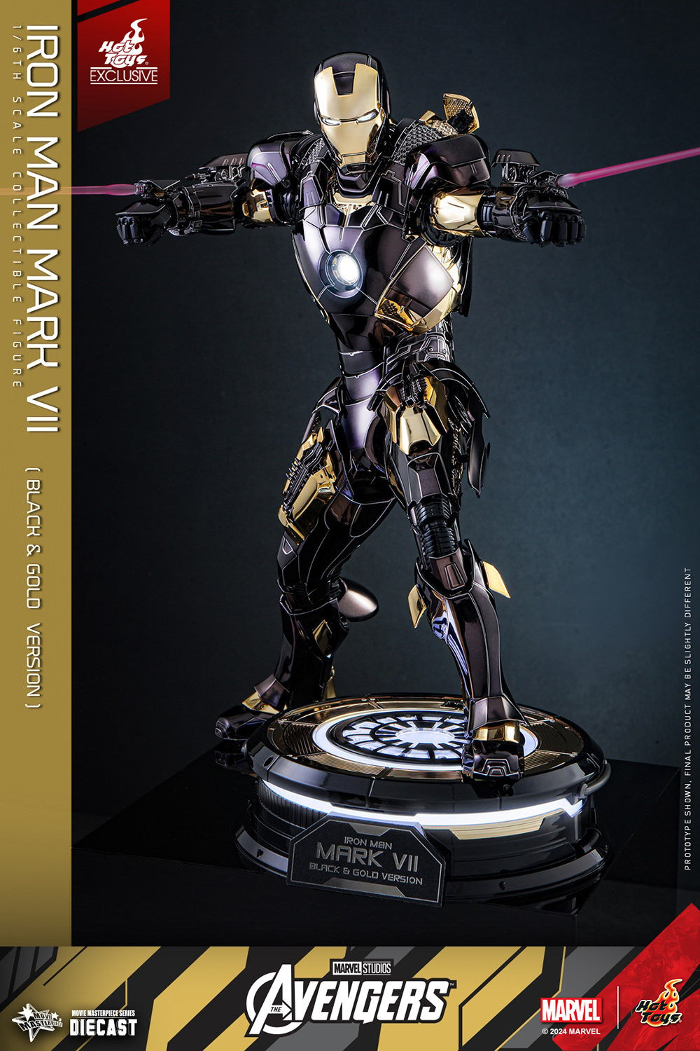 Iron Man Mark VII (Black & Gold Version) Marvel Sixth Scale Figure