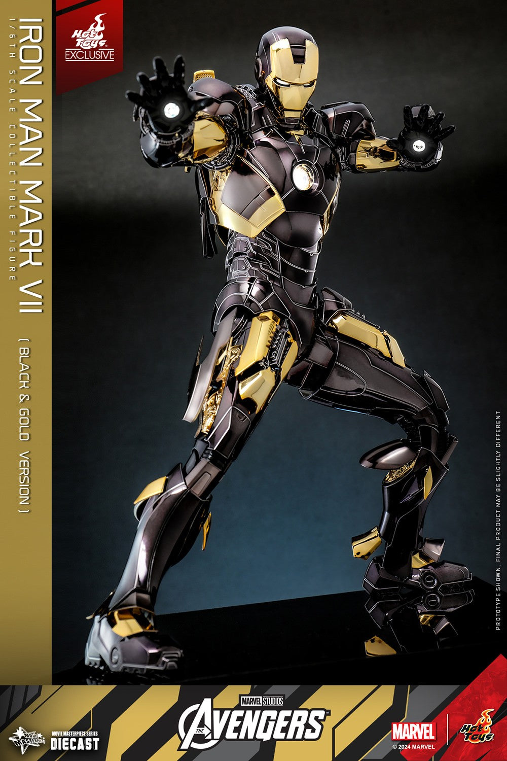 Iron Man Mark VII (Black & Gold Version) Marvel Sixth Scale Figure