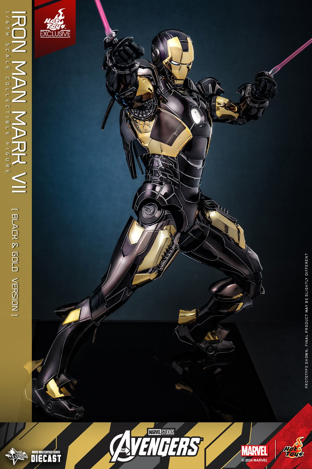Iron Man Mark VII (Black & Gold Version) Marvel Sixth Scale Figure